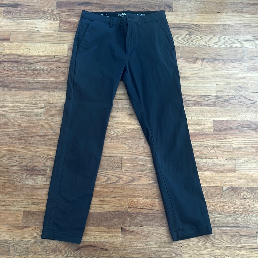 Goodfellow Hennepin Tech Athletic Chino Pants - Black 30x32